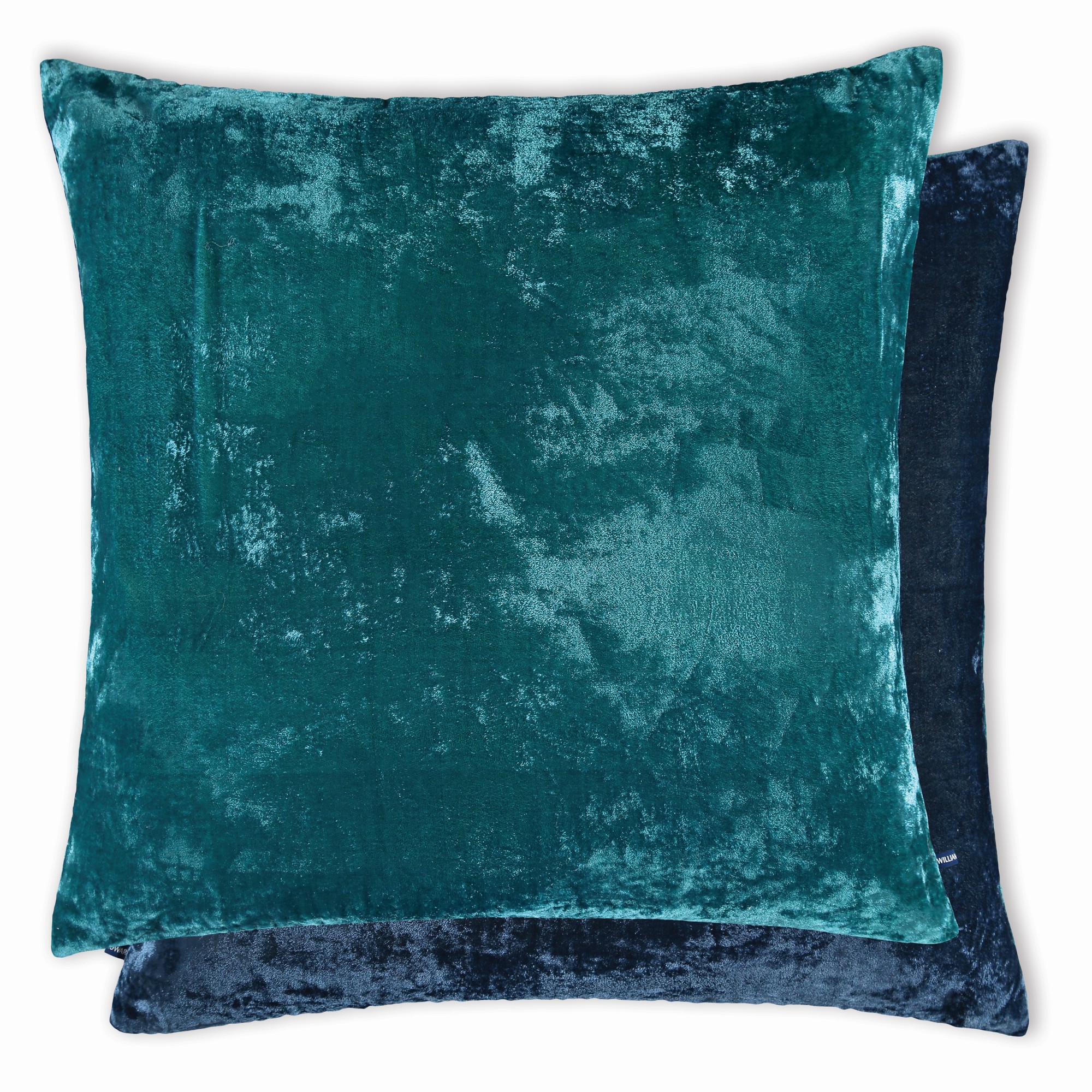 Kenny Cushion By William Yeoward In Peacock French Navy